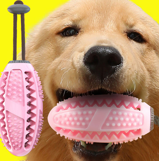 Silicone Dog Interactive Tug Ball Toy