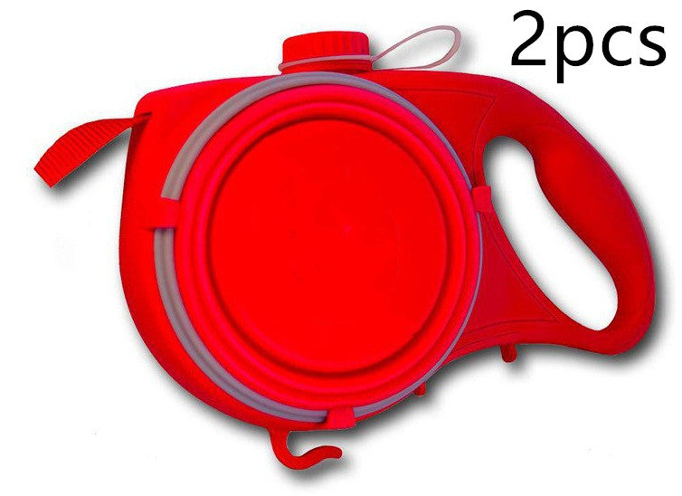 Multifunctional Portable Pet Dog Leash with Water