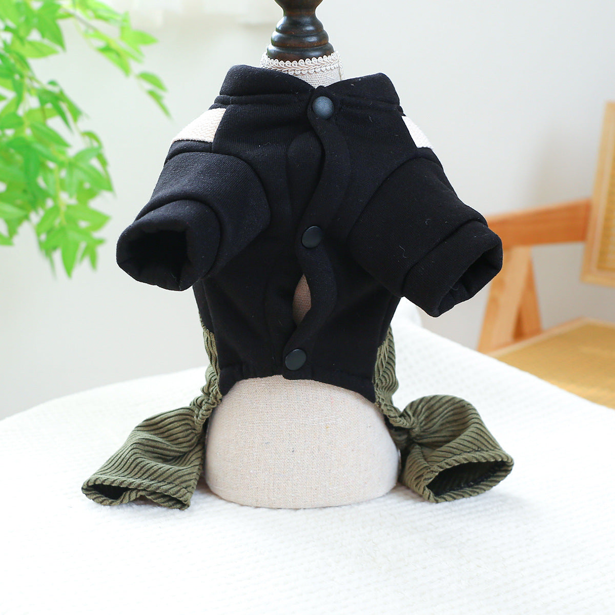 Pet Corduroy Best Friend Ring Dog Suit