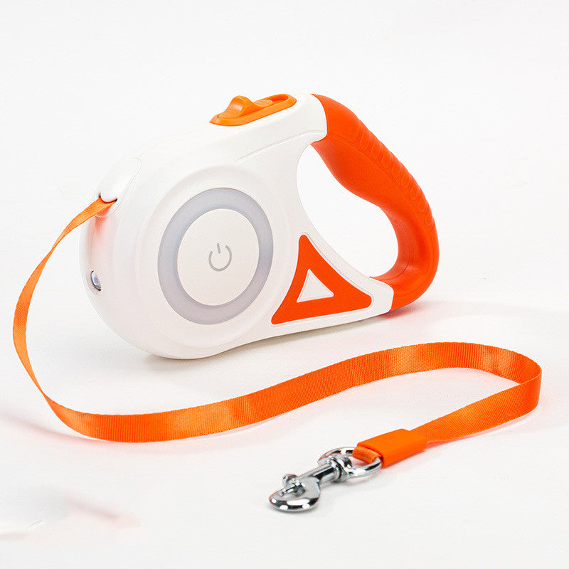 Automatic Spotlight Pet Traction Rope For Dog