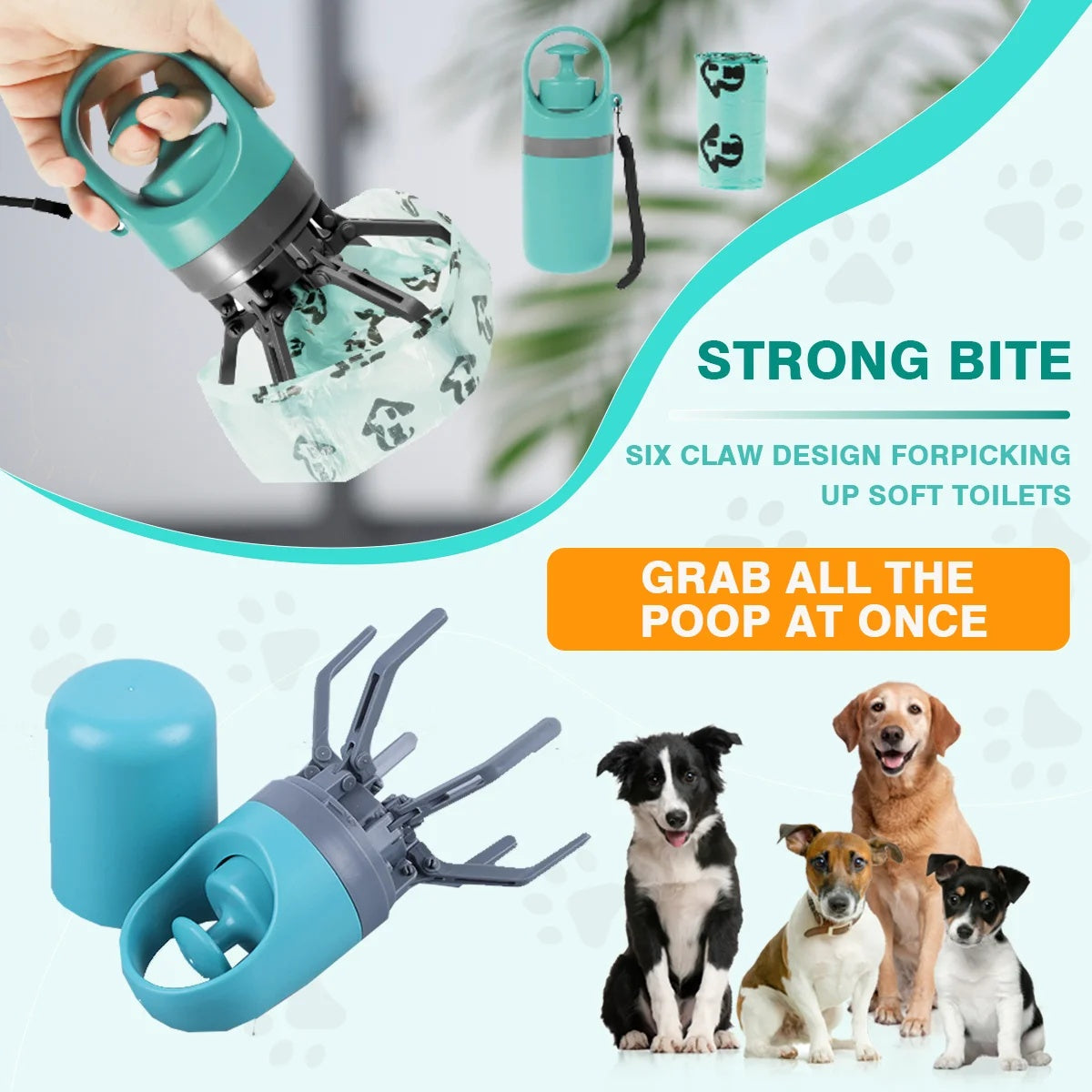 Outdoors Portable Pet Claw Poop Scooper