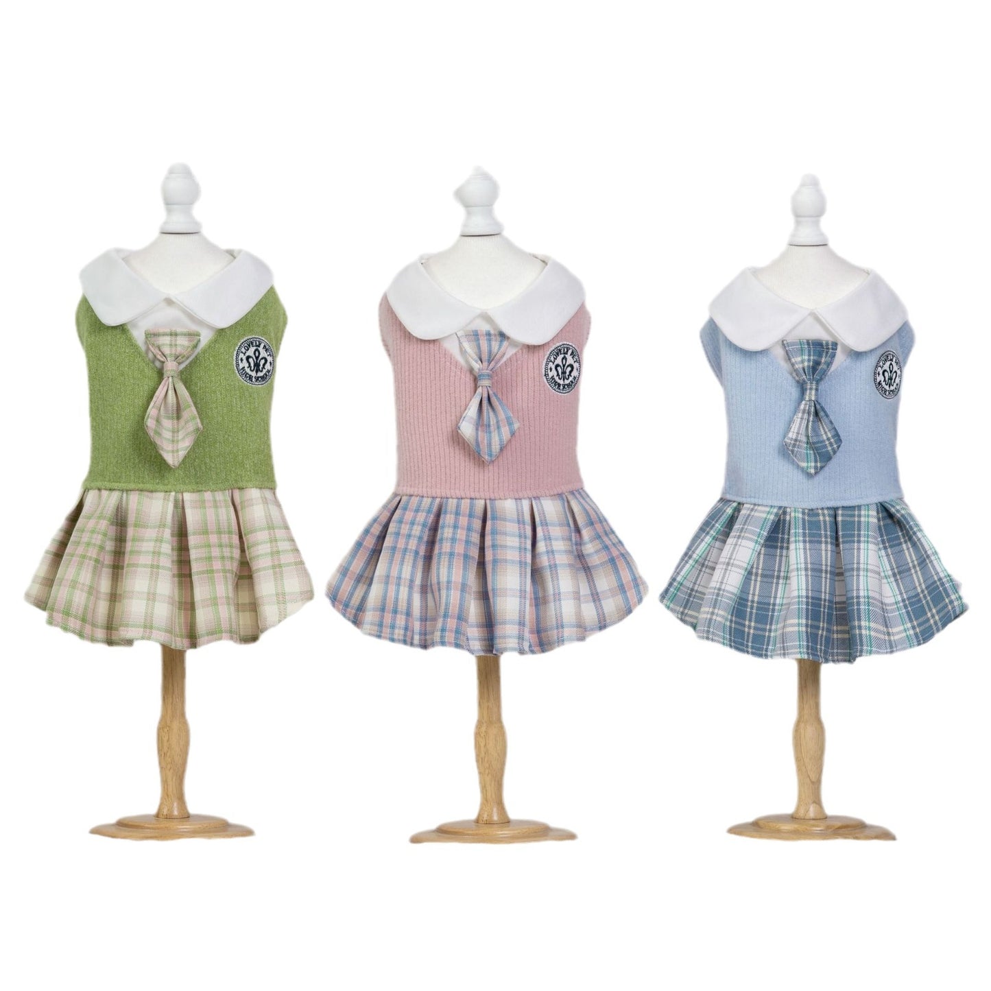Pet Lovely Checkered Tartan Skirt