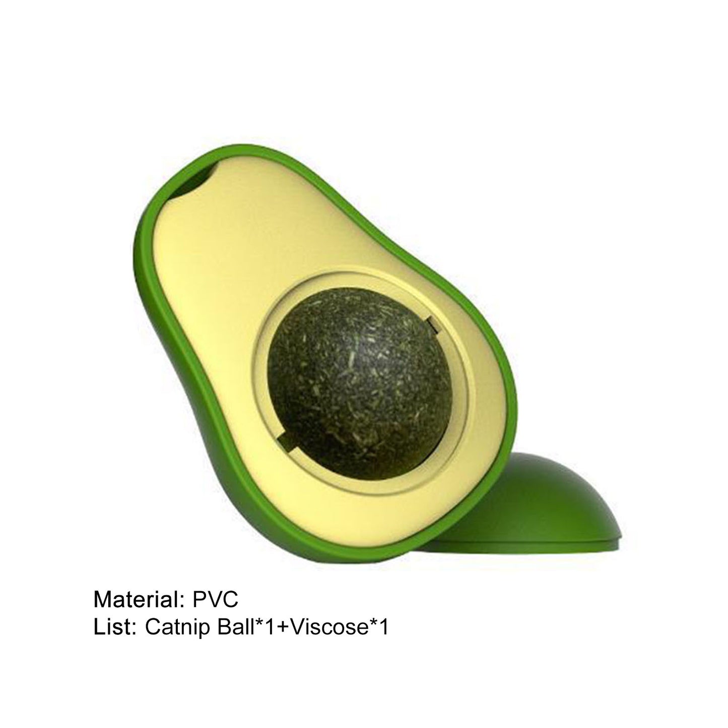 Cute Avocado Catnip Mini Cat Treat Toys