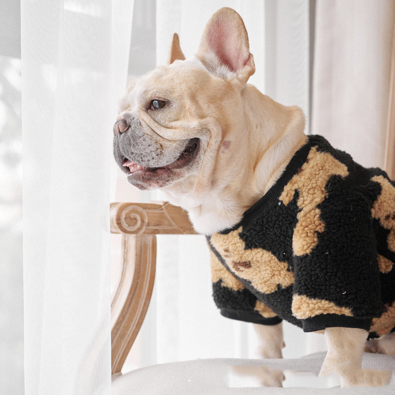 Pet Cute Thick Corduroy Bottoming Shirt