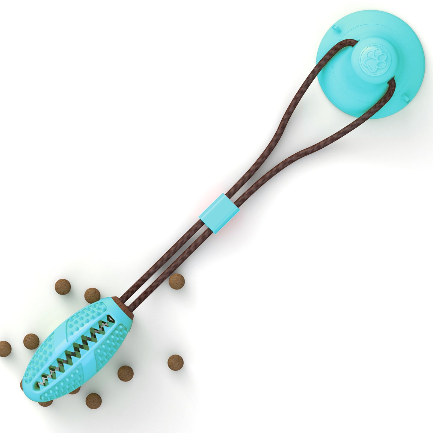 Silicone Dog Interactive Tug Ball Toy