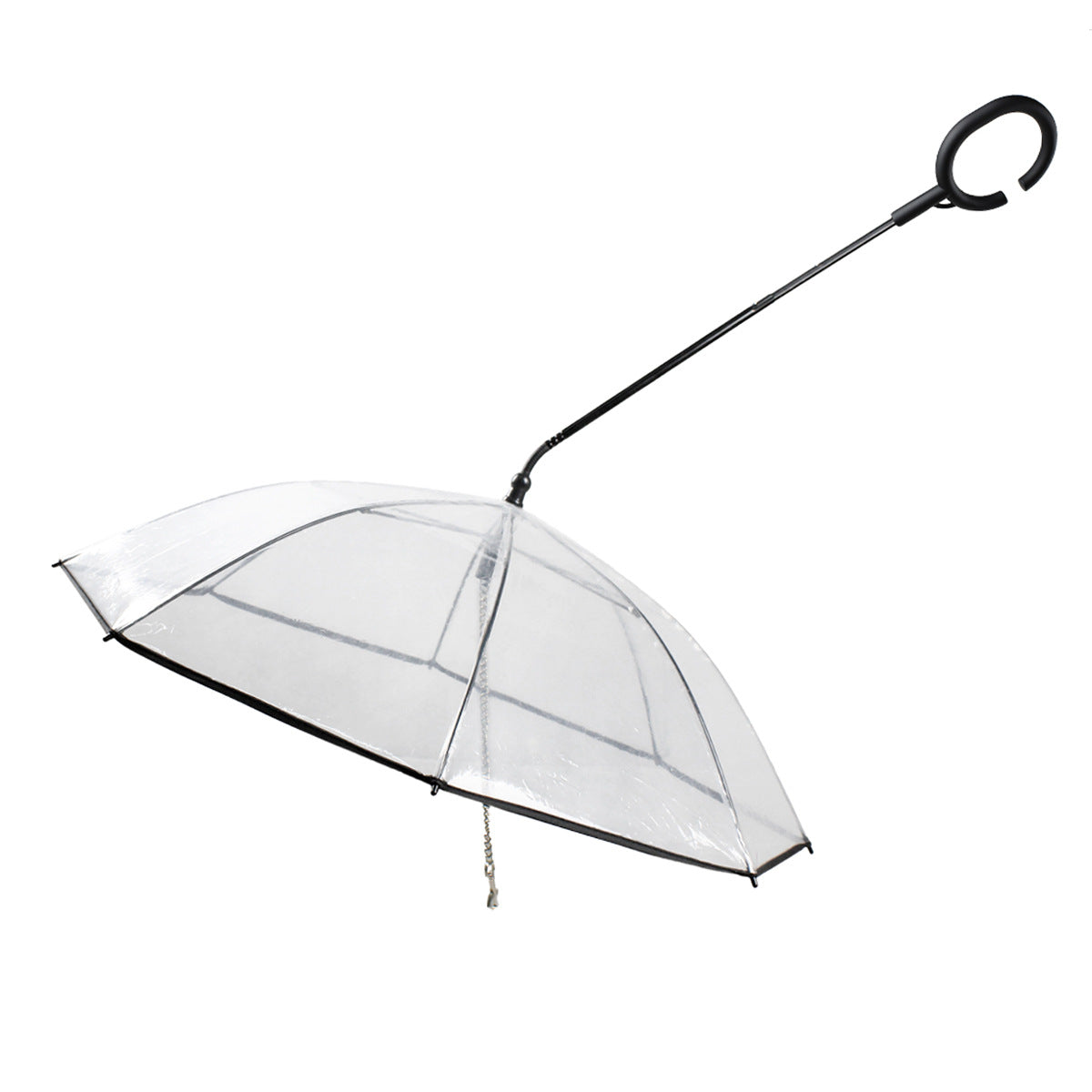 Transparent Adjustable Pet C Type Umbrella