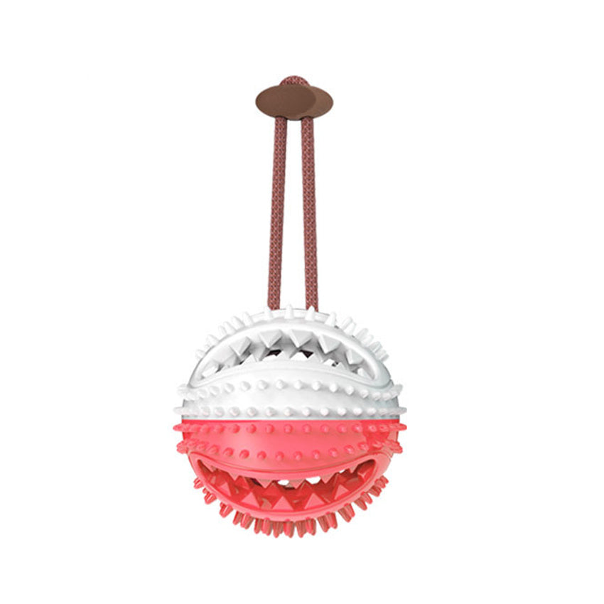 Silicone Dog Interactive Tug Ball Toy