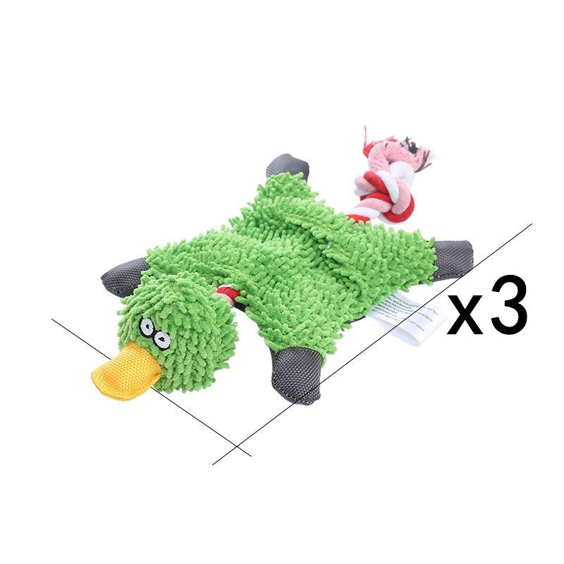 Pet Donkey Shape Corduroy Chew Toy