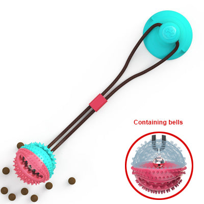 Silicone Dog Interactive Tug Ball Toy