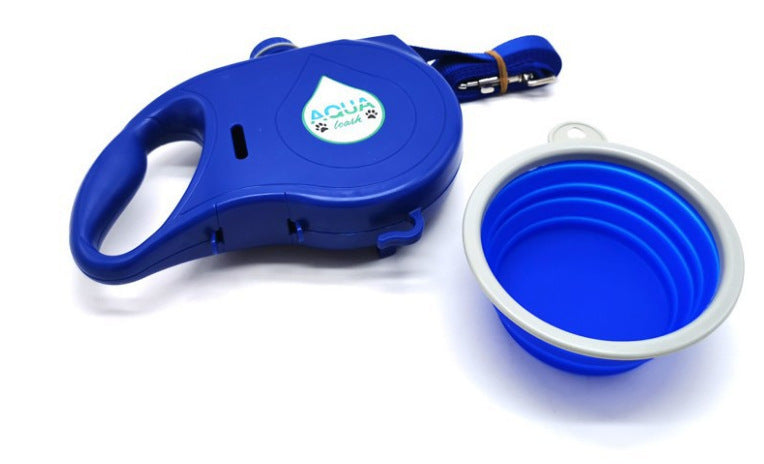 Multifunctional Portable Pet Dog Leash with Water