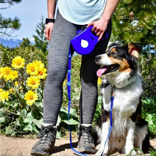 Multifunctional Portable Pet Dog Leash with Water