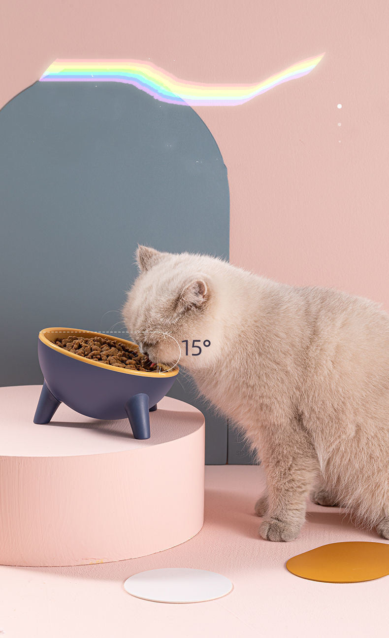 Bunny Rabbit Nordic Cat Dog Bowl With Stand