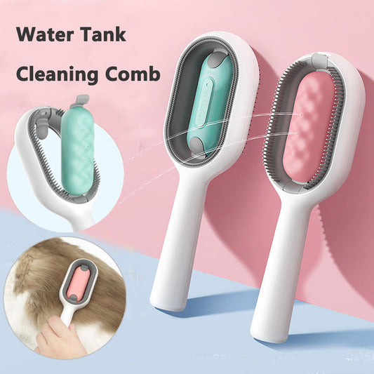 4 In-1 Double-Sided Sticky Brush With Water Tank