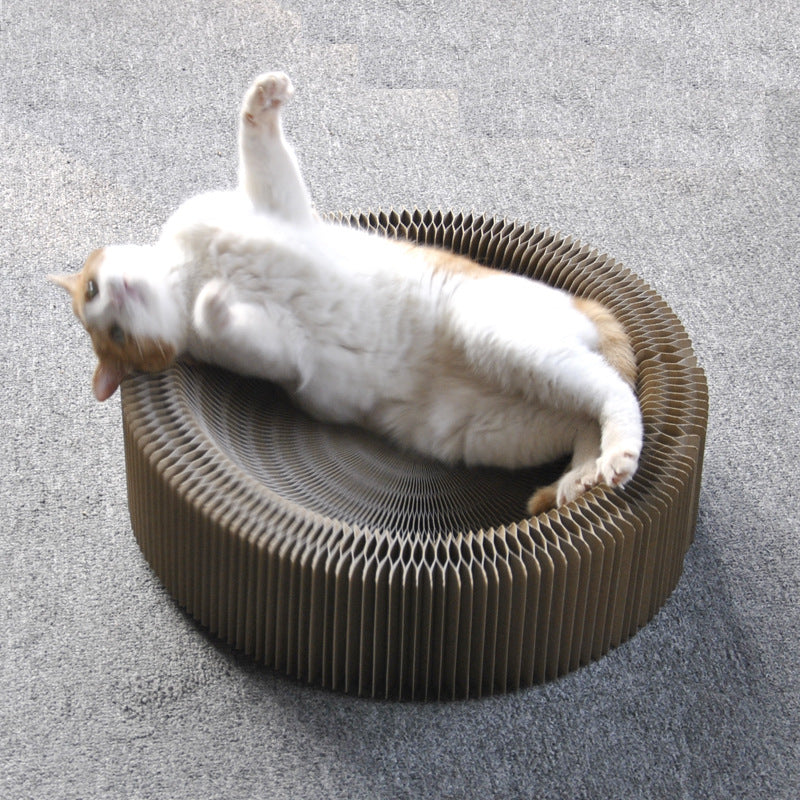 Foldable Organ Nest Corrugated Scratching Board