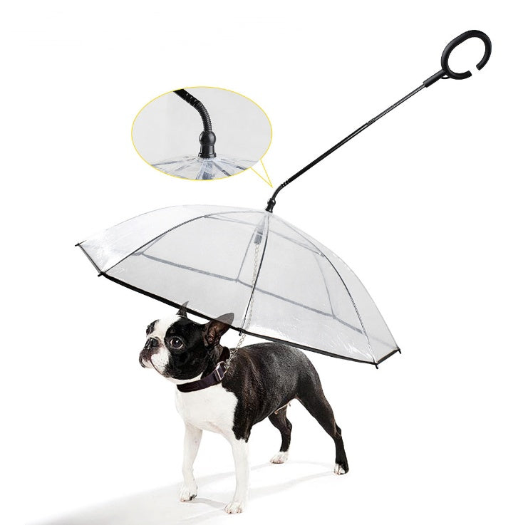 Transparent Adjustable Pet C Type Umbrella