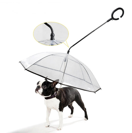 Transparent Adjustable Pet C Type Umbrella