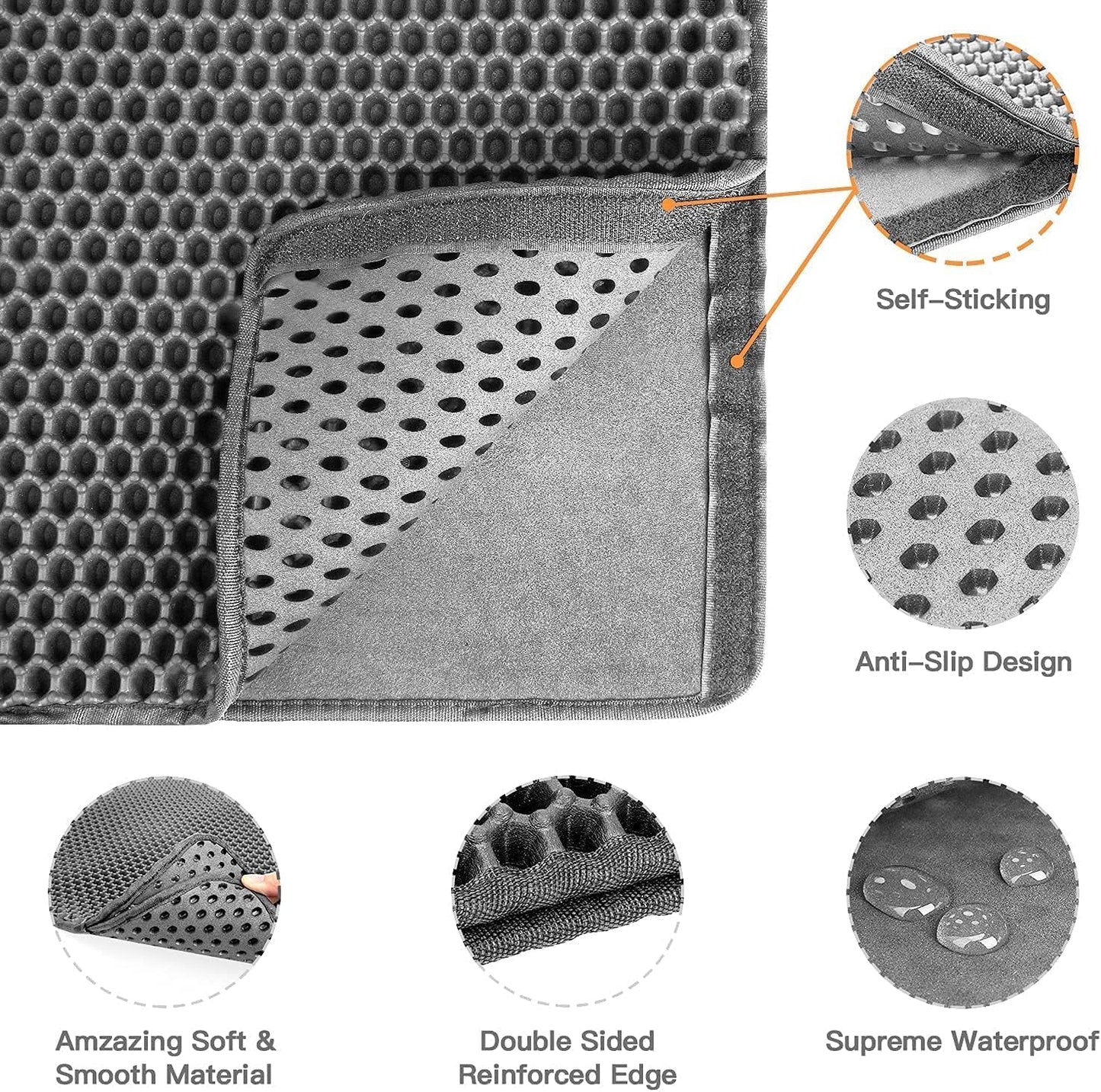 Honeycomb Double Layer Cat Litter Mat