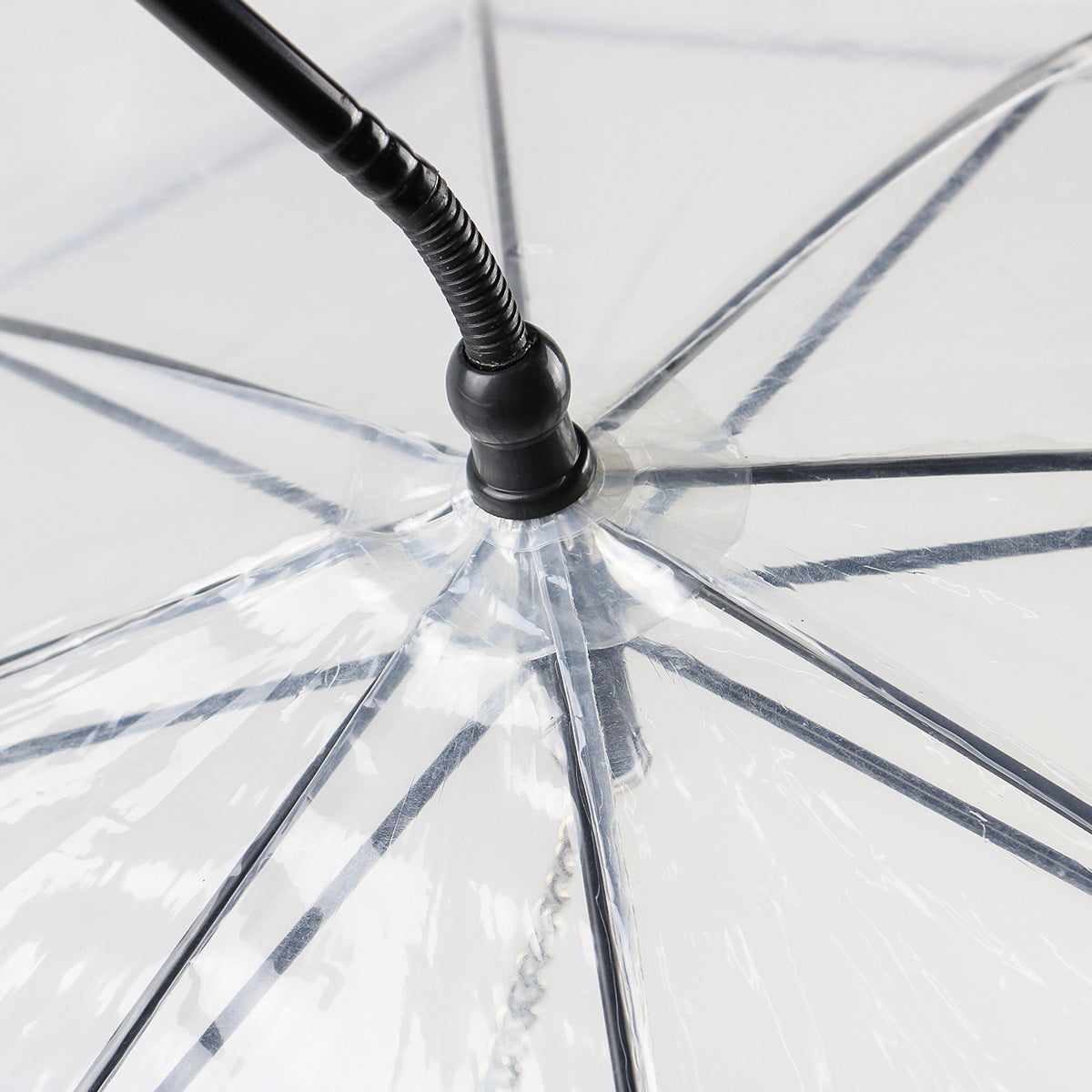 Transparent Adjustable Pet C Type Umbrella