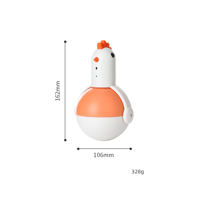 Electric Chicken Glass Laser Sound Cat Toy