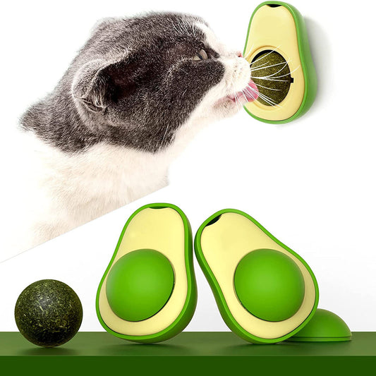 Cute Avocado Catnip Mini Cat Treat Toys