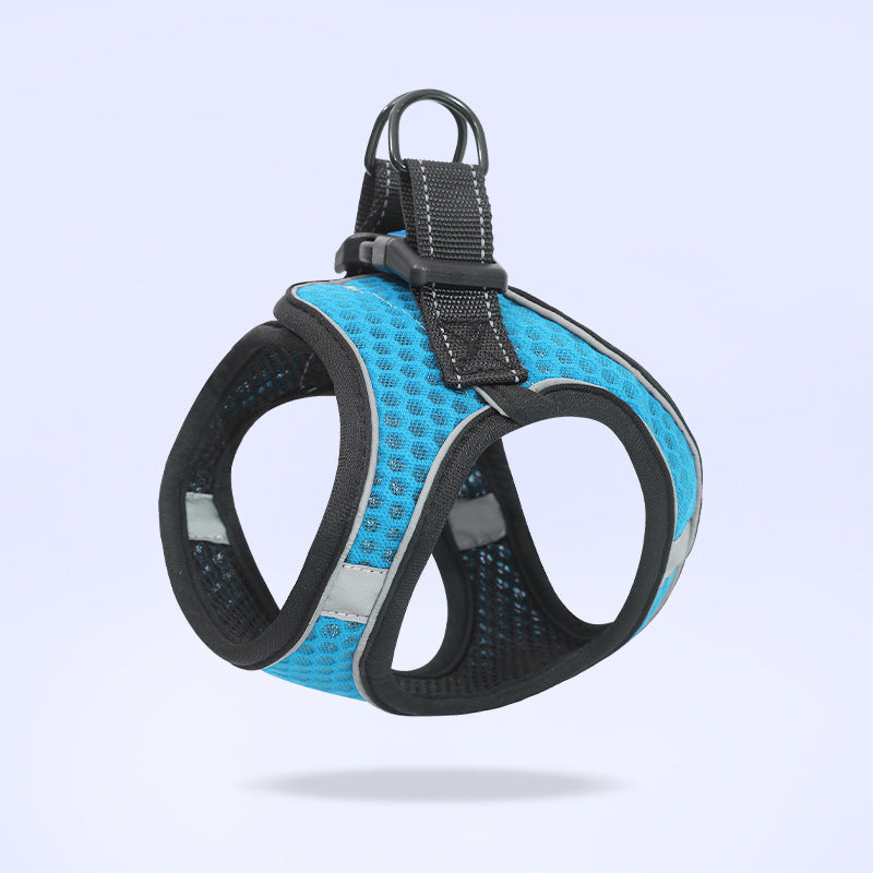 Reflective Simple Pet Dog Vest Leash
