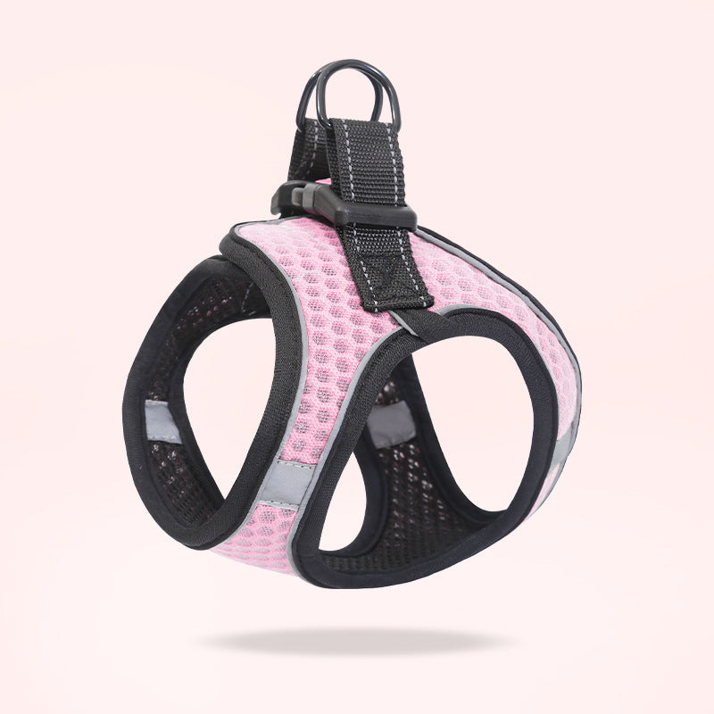 Reflective Simple Pet Dog Vest Leash