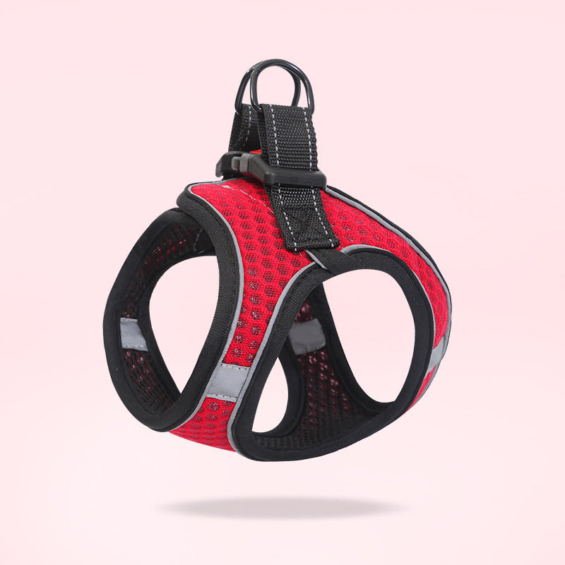 Reflective Simple Pet Dog Vest Leash