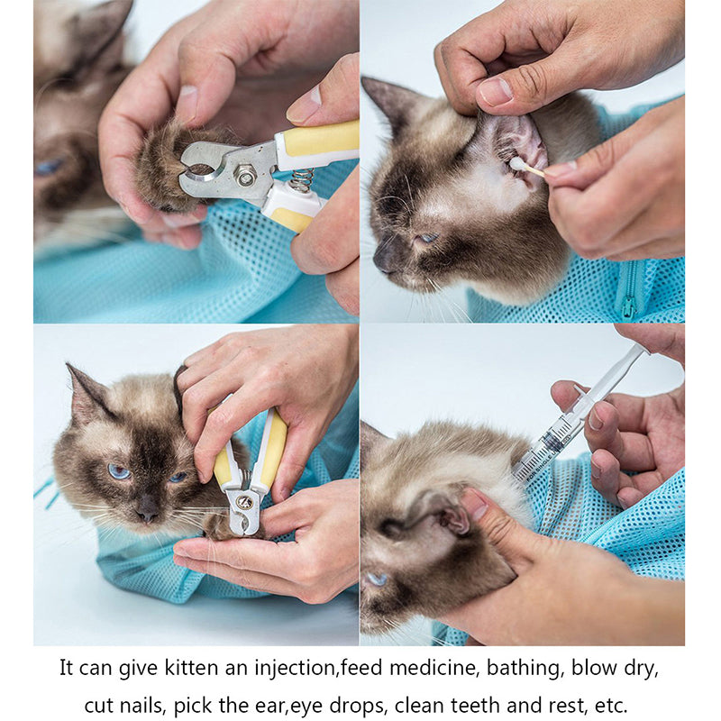 Adjustable Pet Shower Mesh Bag