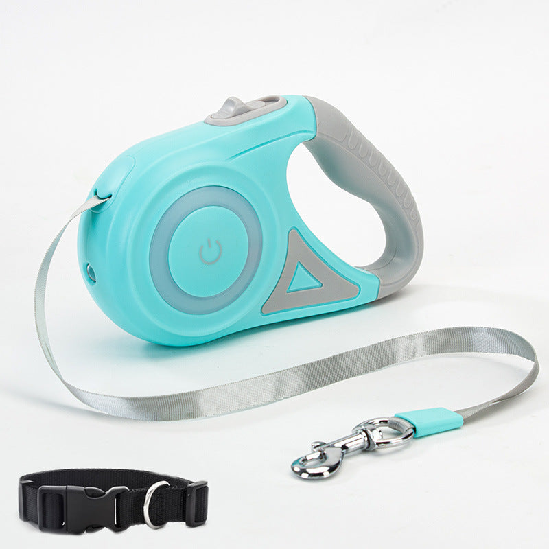 Automatic Spotlight Pet Traction Rope For Dog
