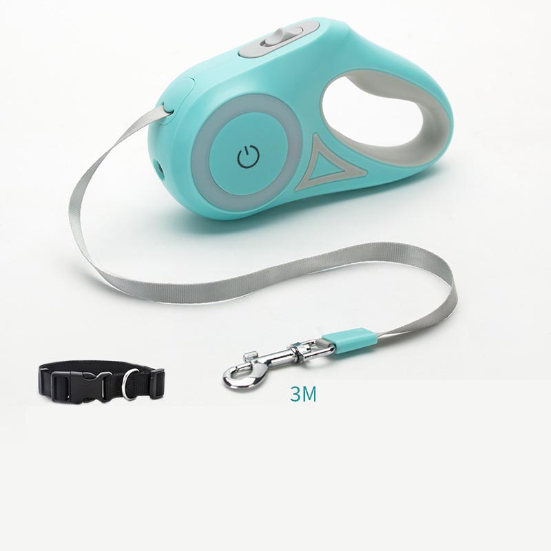 Automatic Spotlight Pet Traction Rope For Dog