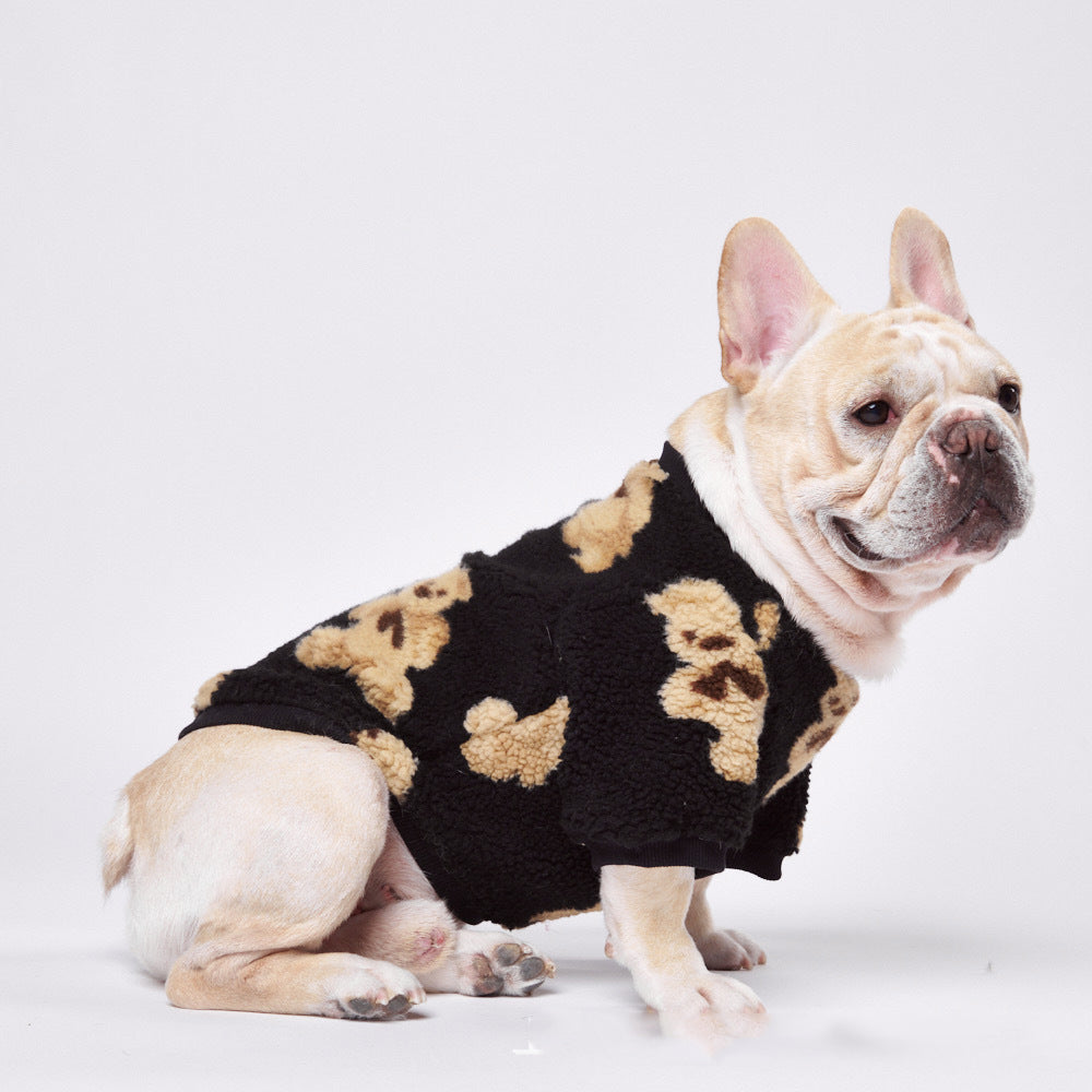 Pet Cute Thick Corduroy Bottoming Shirt