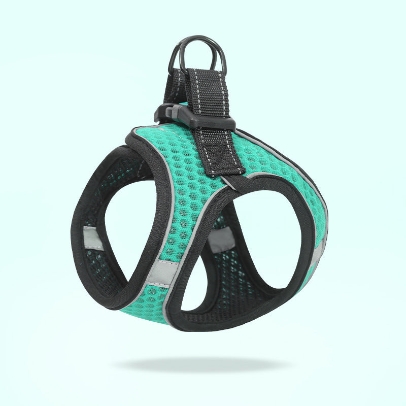 Reflective Simple Pet Dog Vest Leash