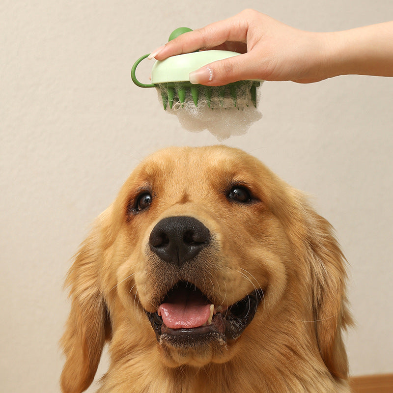 Handheld Silicone Pets Shower Massage Brush