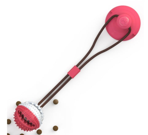Silicone Dog Interactive Tug Ball Toy