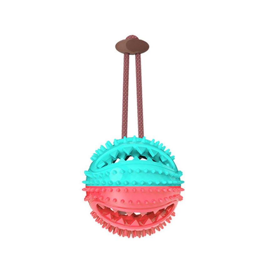 Silicone Dog Interactive Tug Ball Toy