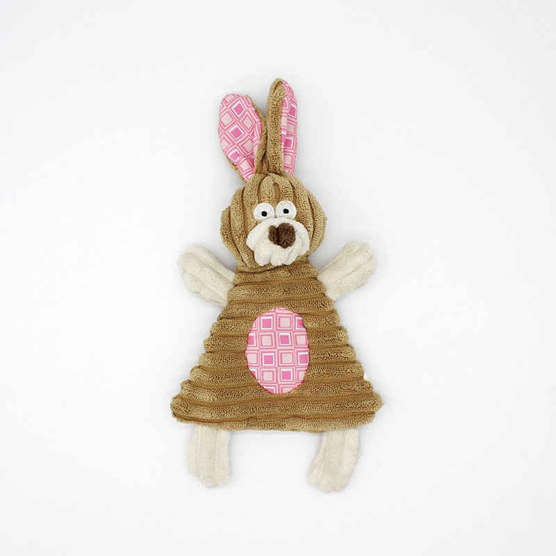 Pet Donkey Shape Corduroy Chew Toy