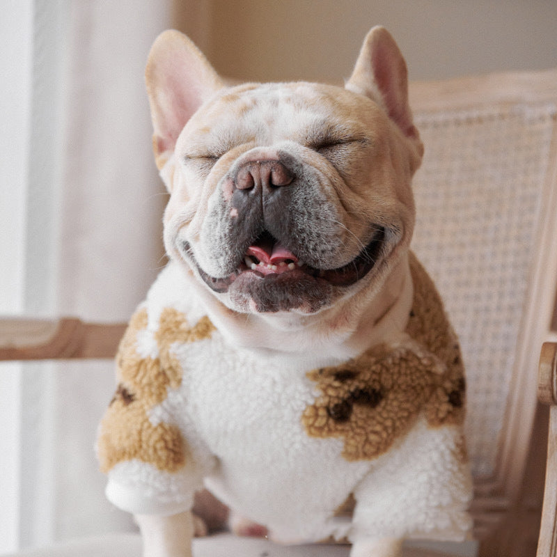 Pet Cute Thick Corduroy Bottoming Shirt