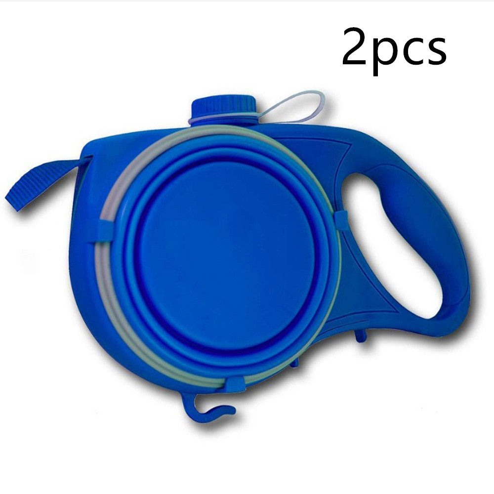 Multifunctional Portable Pet Dog Leash with Water