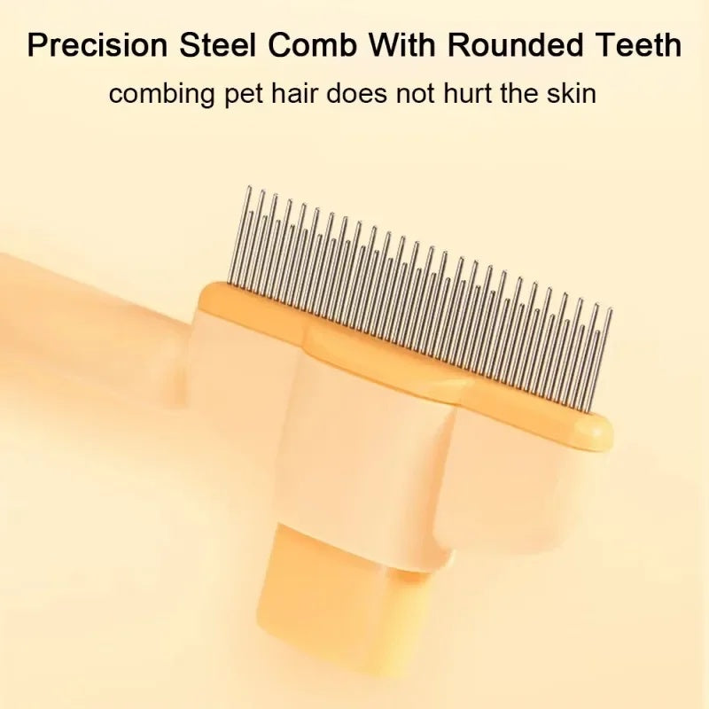 One-Click Hair Removal Pet Grooming Brush