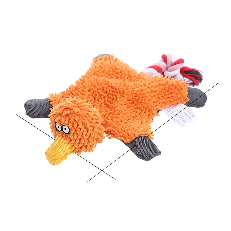 Pet Donkey Shape Corduroy Chew Toy