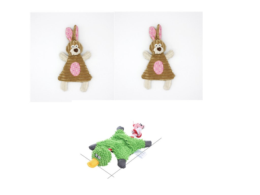 Pet Donkey Shape Corduroy Chew Toy
