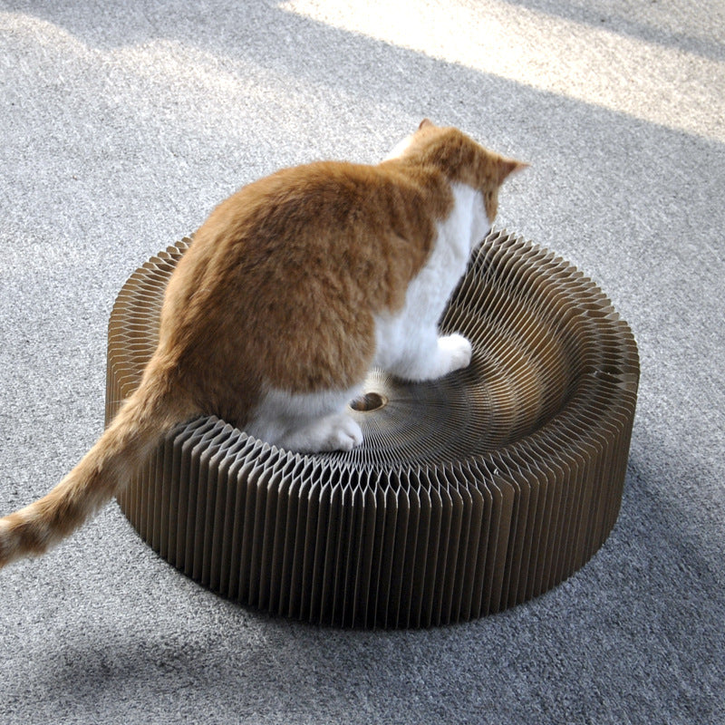 Foldable Organ Nest Corrugated Scratching Board