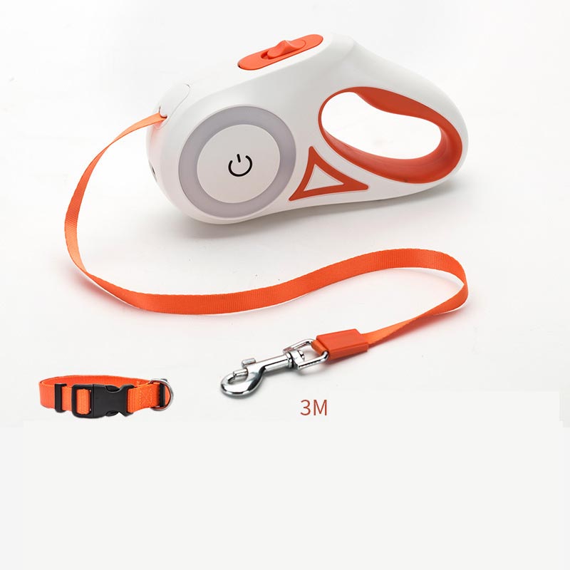 Automatic Spotlight Pet Traction Rope For Dog