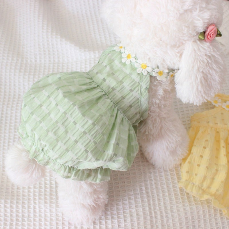 Light Breathable Summer Pet Cat Skirt