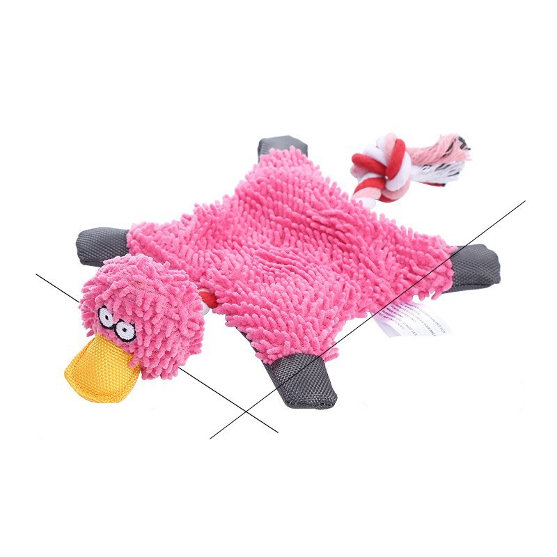 Pet Donkey Shape Corduroy Chew Toy