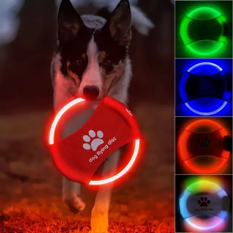 Interactive LED Luminous Flying Discs Toy