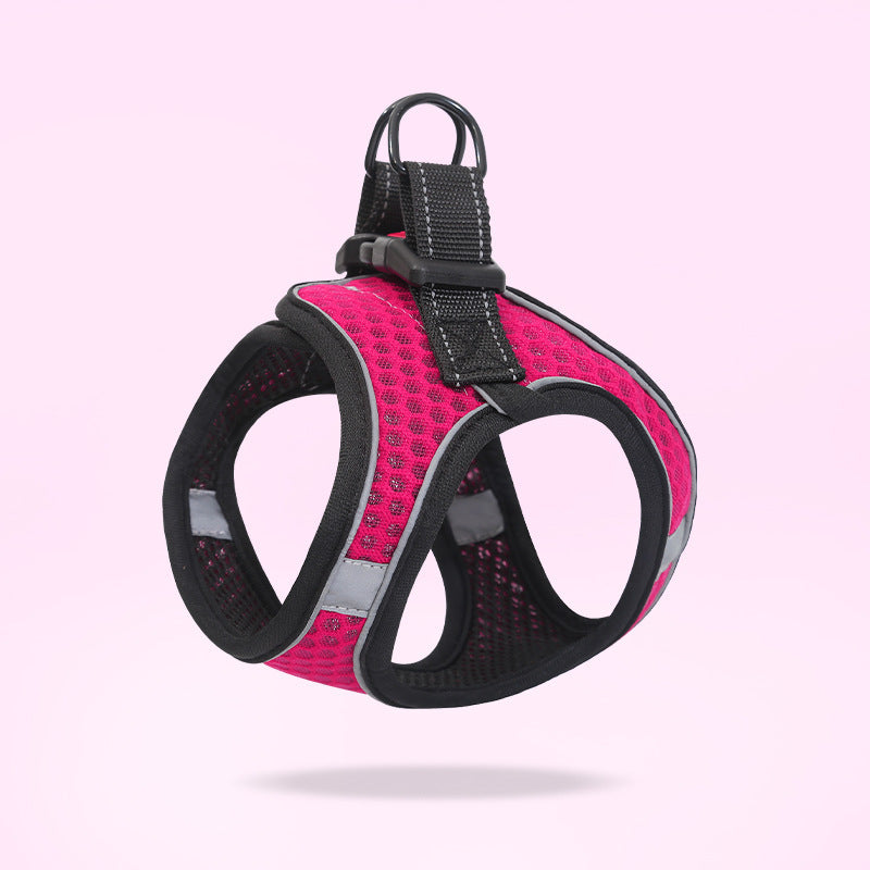 Reflective Simple Pet Dog Vest Leash