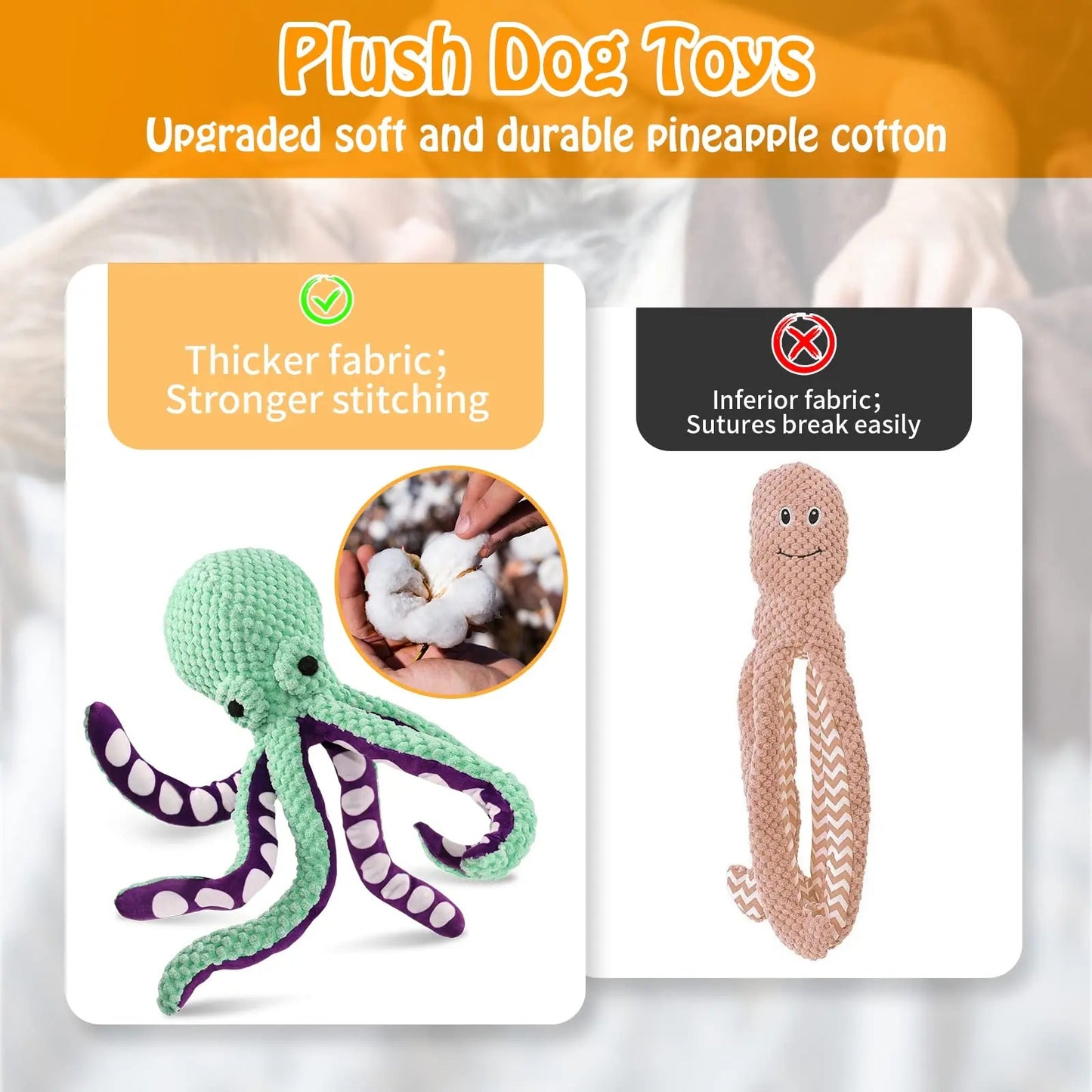 Pet Octopus Voice Shell Plush Toy