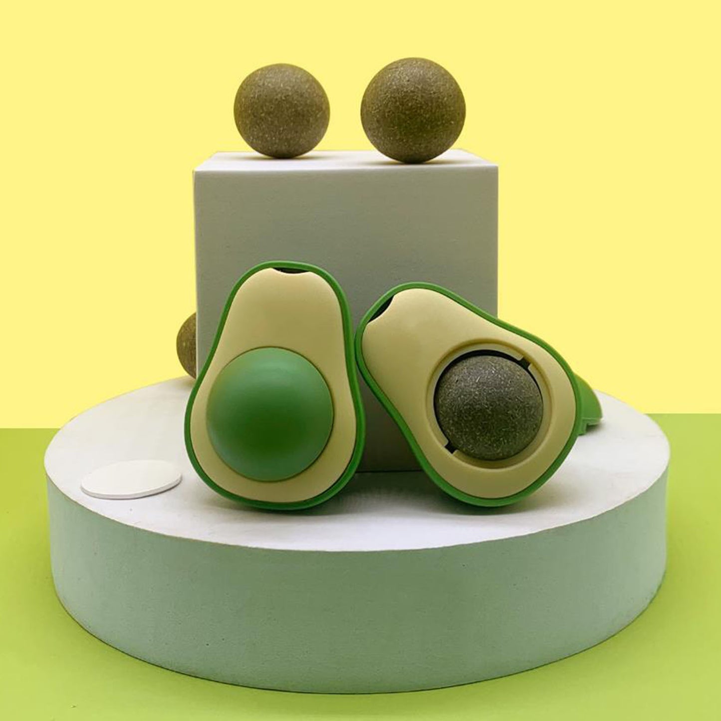 Cute Avocado Catnip Mini Cat Treat Toys