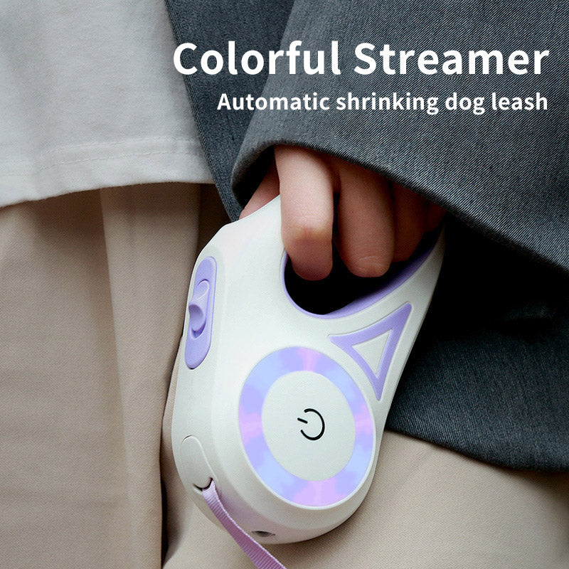 Automatic Spotlight Pet Traction Rope For Dog